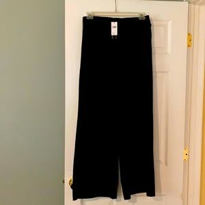 Banana Republic NWT black wide leg pants medium